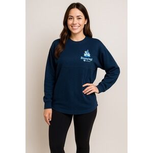 Disney Parks Happiest Place on Earth 65th Anniversary Navy Glitter  Small‎